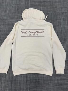 Disney Parks 2026 Cream Disney World Cursive Loungewear S